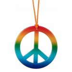 Ketting peace teken regenboog
