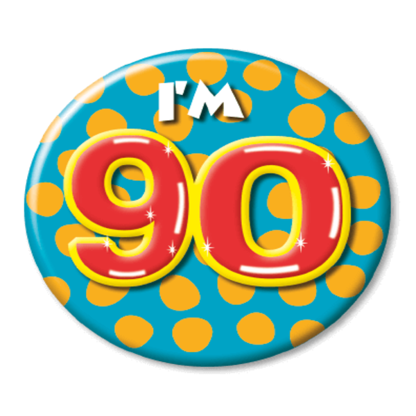 Button I'm 90