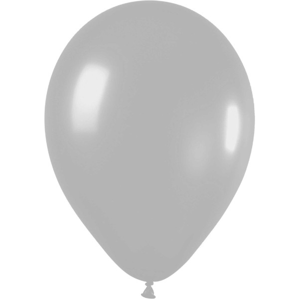Latex ballonnen zilver
