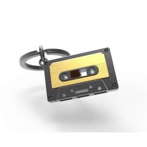 Luxury keyring audio cassette