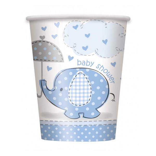 Bekers Baby Shower blue