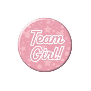 Button gender revealteam girl