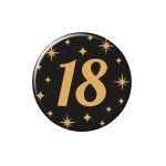 Button classy party badge 18