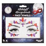 Face jewels midnight masquerade