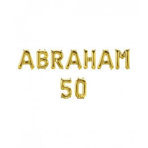 Foil balloon kit Abraham 50