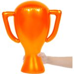 Opblaas Oranje cup 40 cm