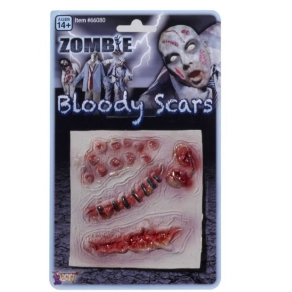 Zombie bloody scar-litteken